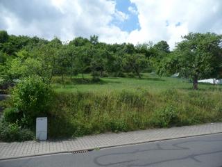 Blick auf den Bauplatz in nordwestliche Richtung