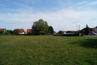 Blick über den Bauplatz hinweg nach Osten