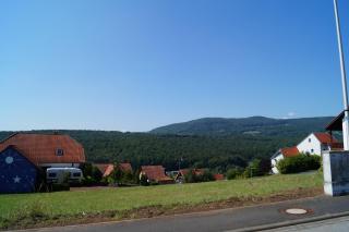 Blick über den Bauplatz nach Südwesten 1